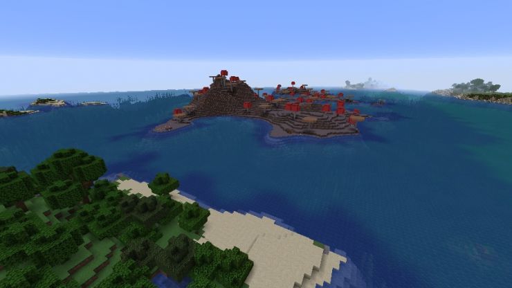 Mushroom island 1.16.3 seed for Minecraft at spawn point -8019460787515414338.jpg